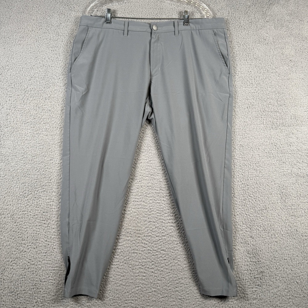 Primo Golf Joggers Mens 40 Short (38x27) Gray Performance Stretch Modern Preppy